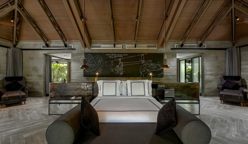 Two Bedroom Family Pool Villa Master bedroom bed-2